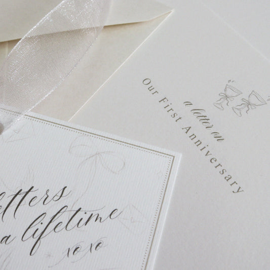 Letters for a Lifetime Wedding Set
