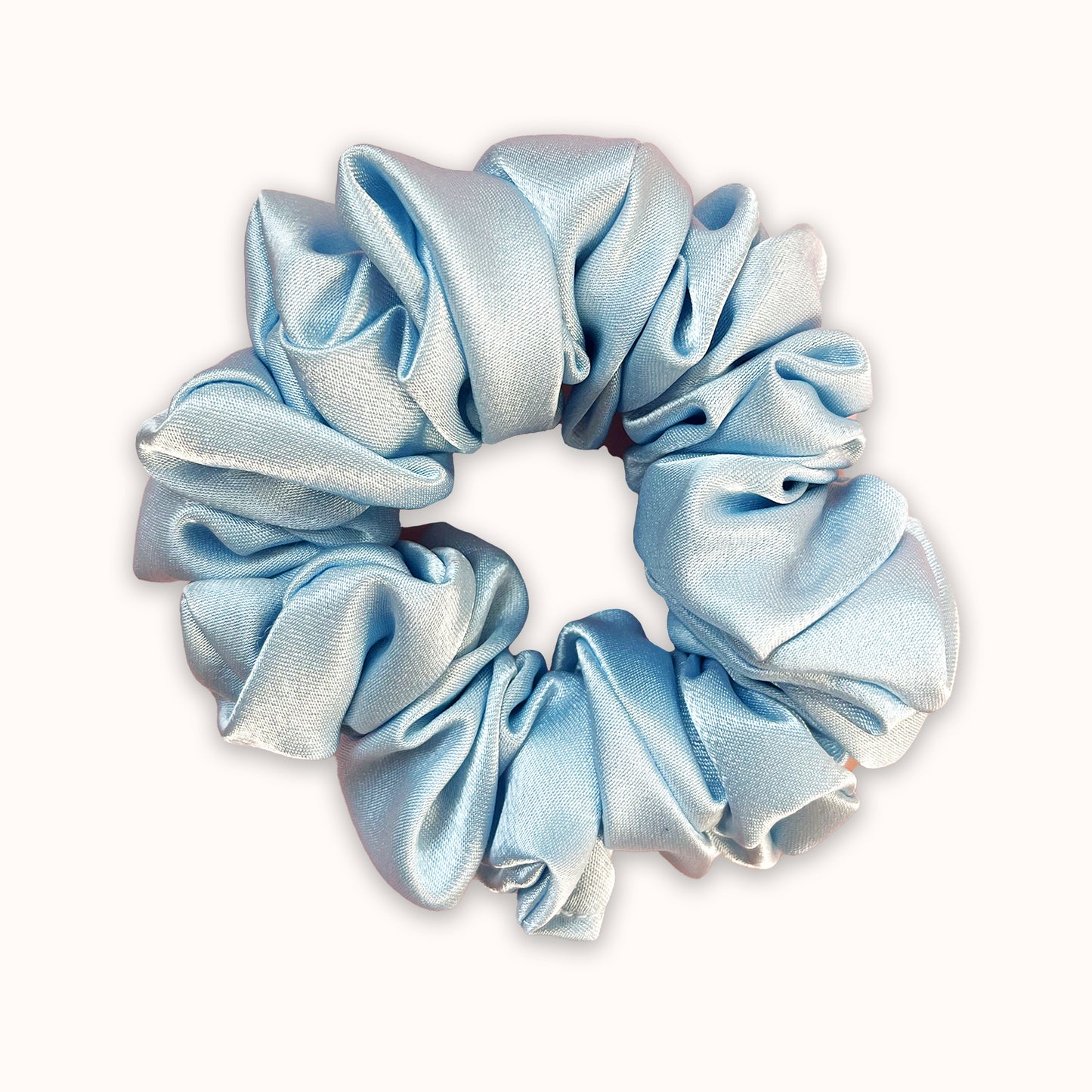 Luxury Baby Blue Scrunchie