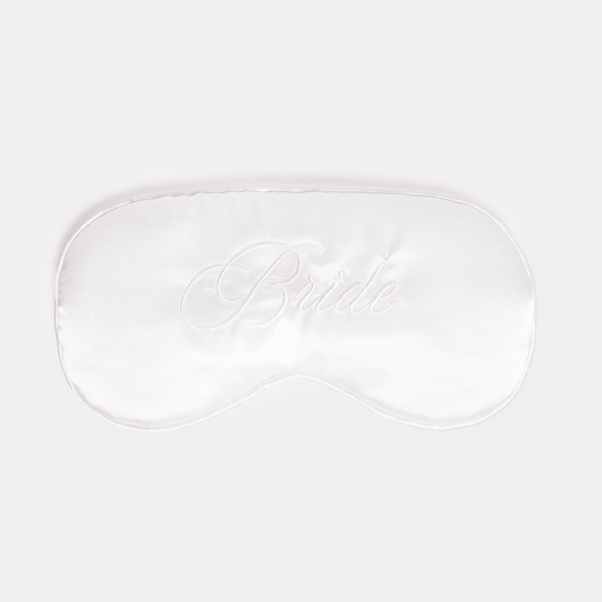 Bride Embroidered Satin Sleep Mask