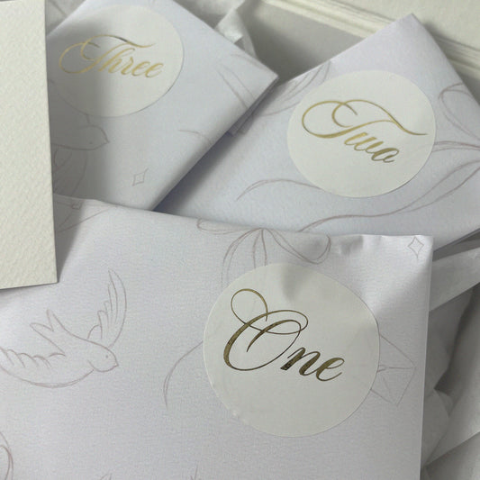 Luxury 7 Day Bride-to-Be Countdown Gift Box