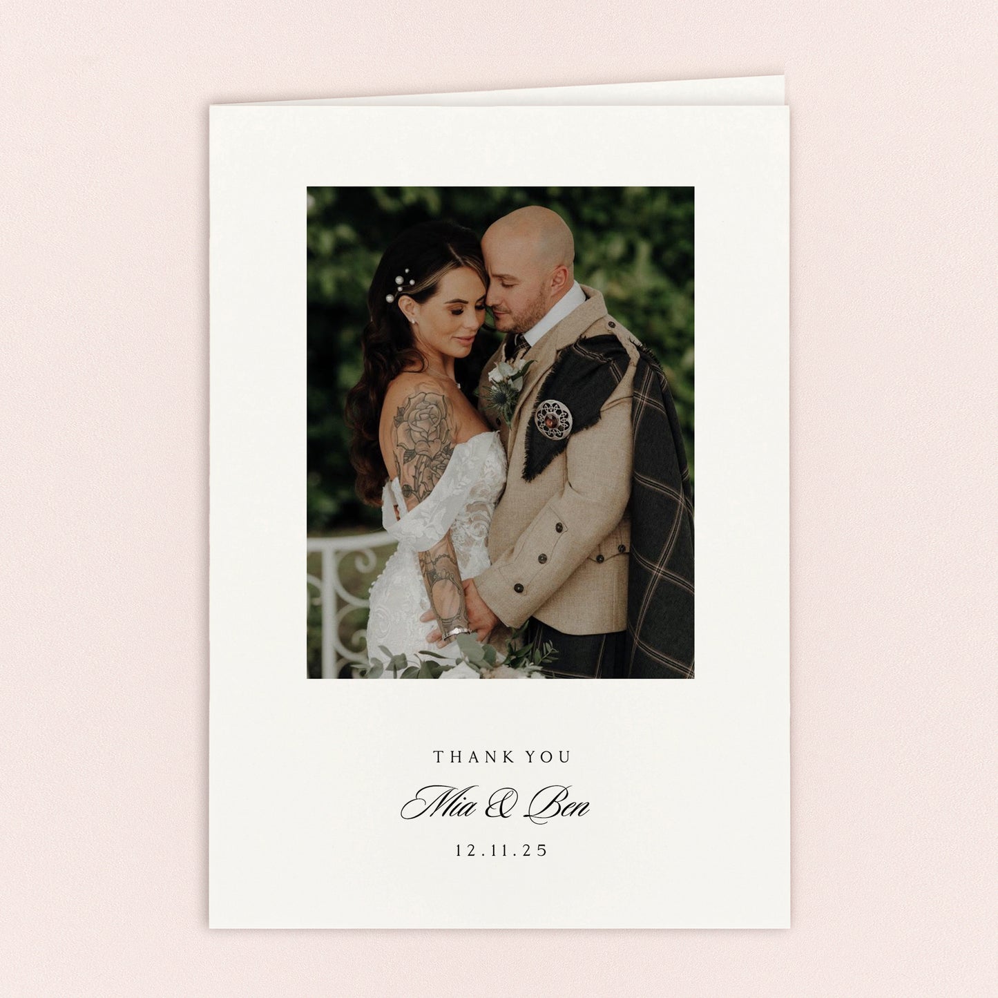 The Classic Thank You Card