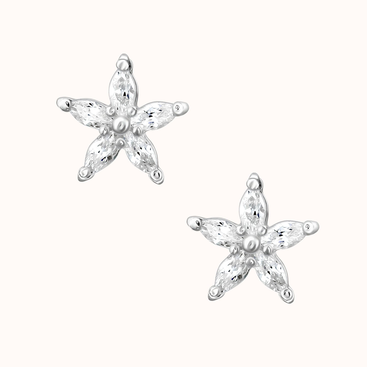 Beautiful Flower Girl Earrings