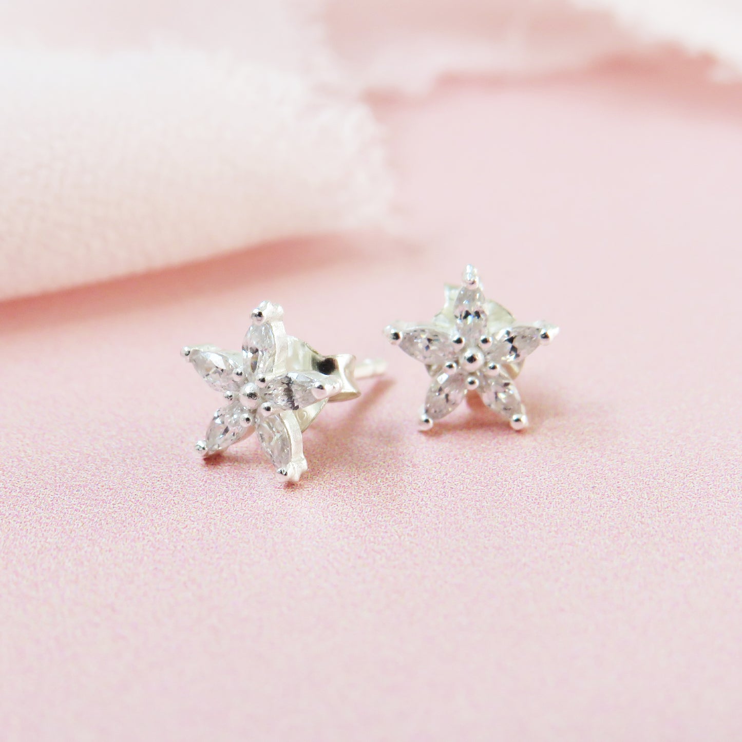 Beautiful Flower Girl Earrings
