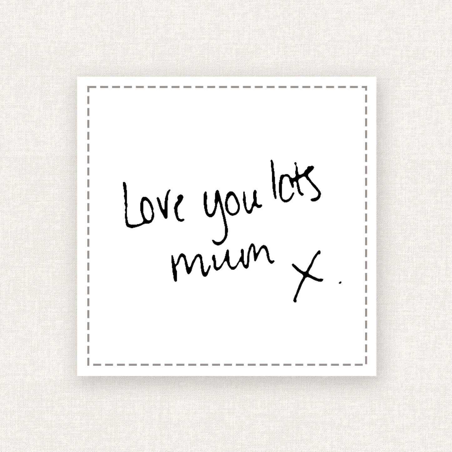 Personalised Handwriting Memory Patch