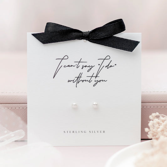 I Can't Say I Do Without You Earrings