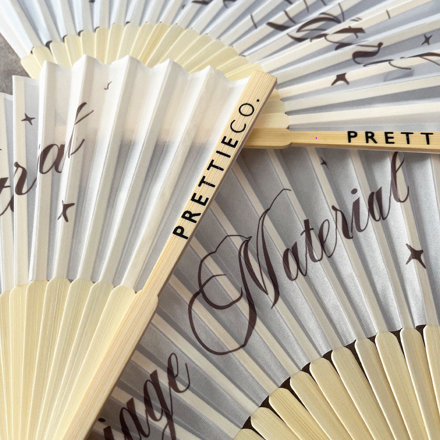 Marriage Material Natural Bamboo Hand Fan