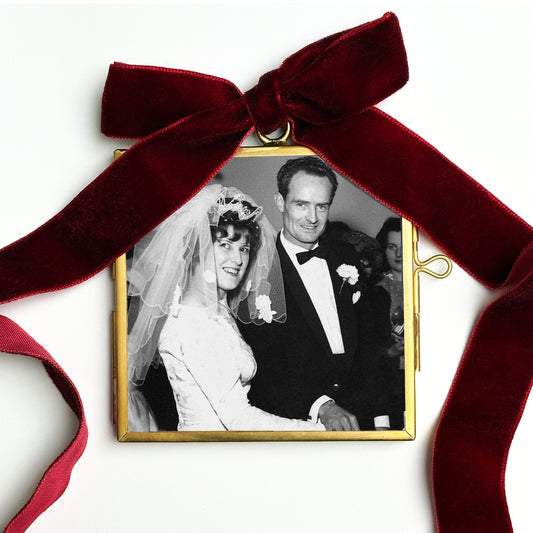 Forever In Our Hearts | Personalised Photo Memorial Bauble
