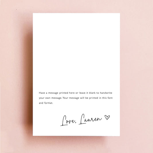 Personalised Custom Photo Card