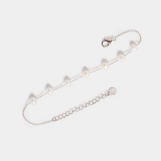 Sterling Silver Pearl Bridal Party Bracelet