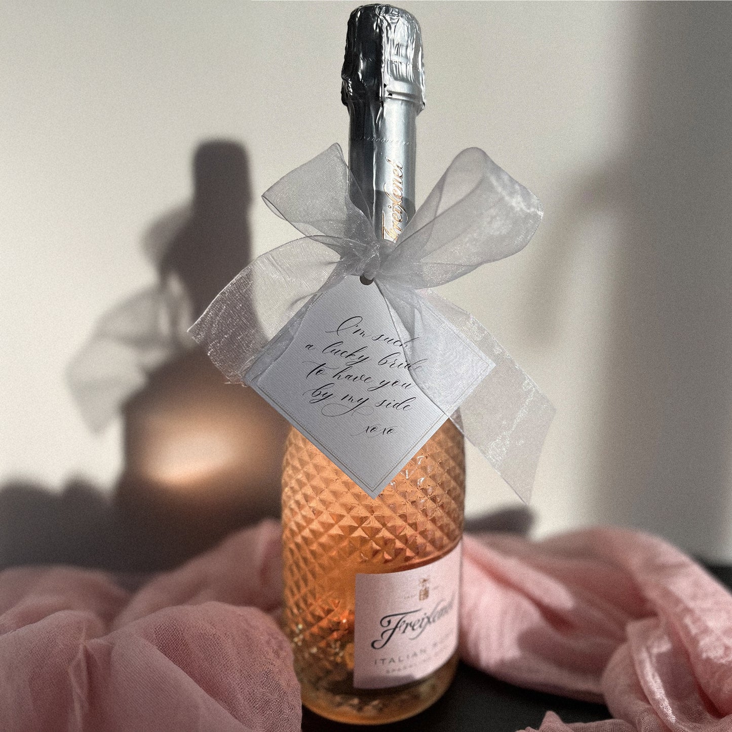 luxury wedding party gift tags