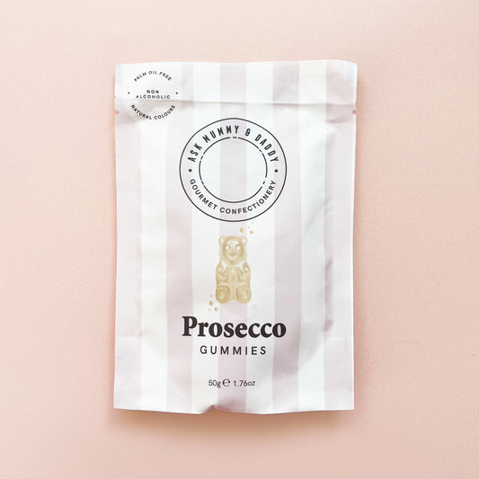 gourmet alcohol free prosecco gummy bears
