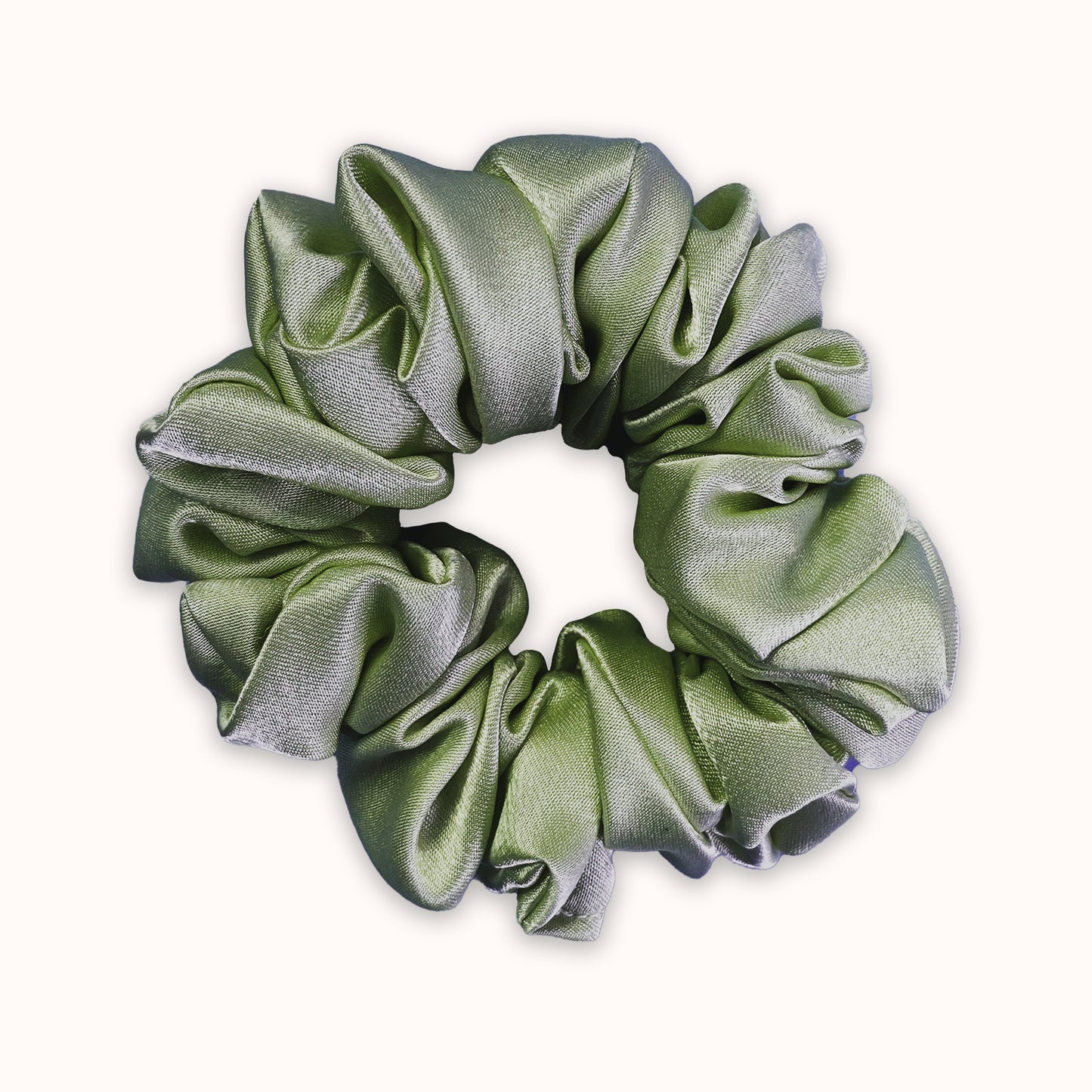 Luxury Sage Green Scrunchie