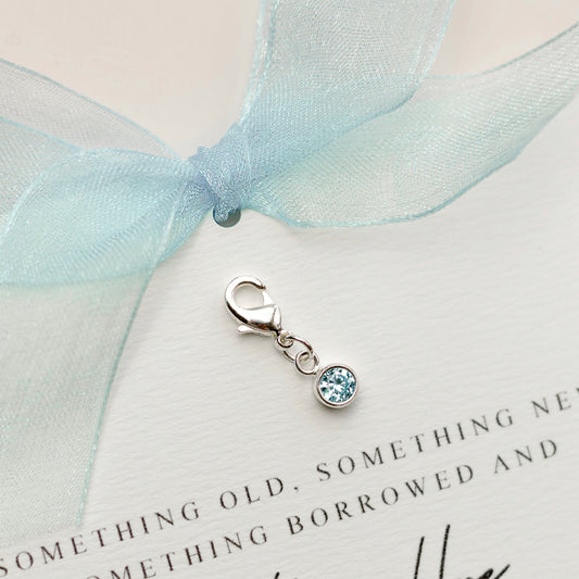 Something Blue Bracelet Charm