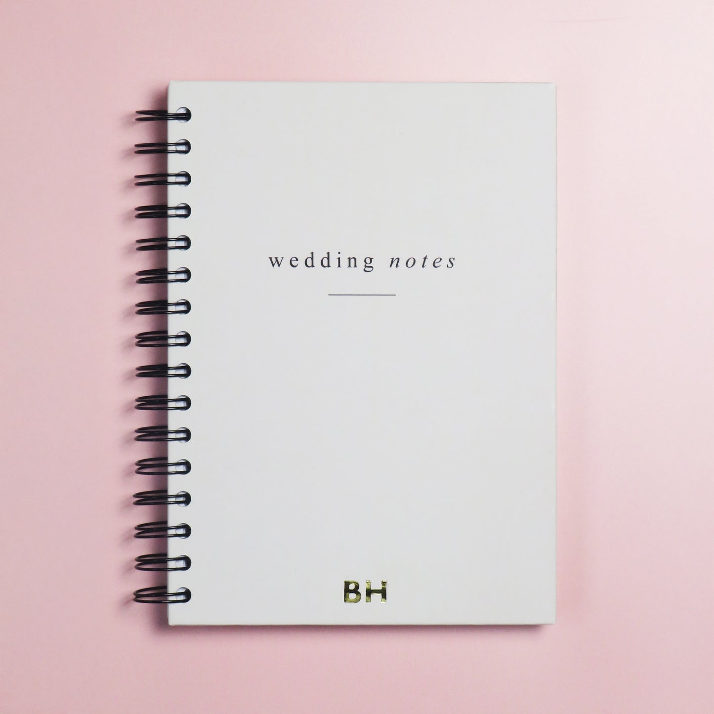 Personalised Hardback Wedding Notebook