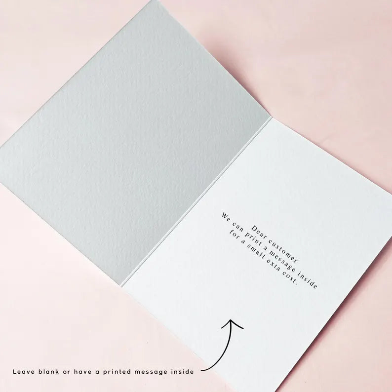 To My Mother Personalised Wedding Card