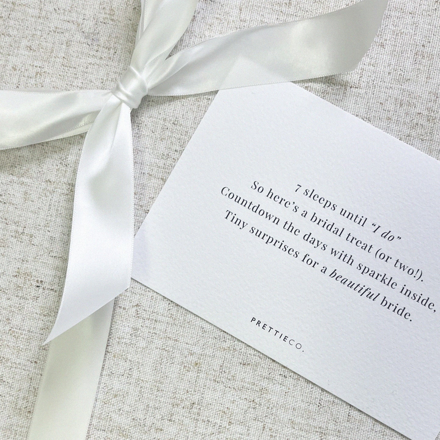 Luxury 7 Day Bride-to-Be Countdown Gift Box