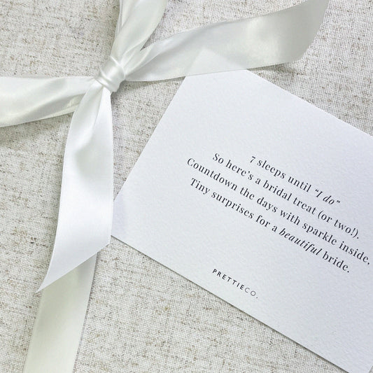 Luxury 7 Day Bride-to-Be Countdown Gift Box