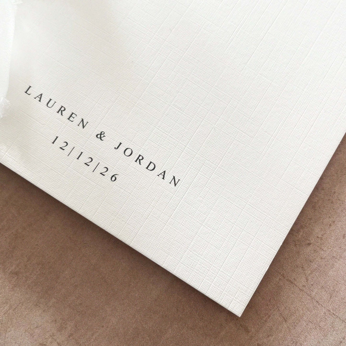 luxury personalised vow books