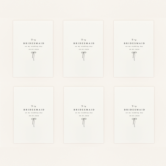 Wedding Day Card Bundle | Choose Any 6 Personalised Cards