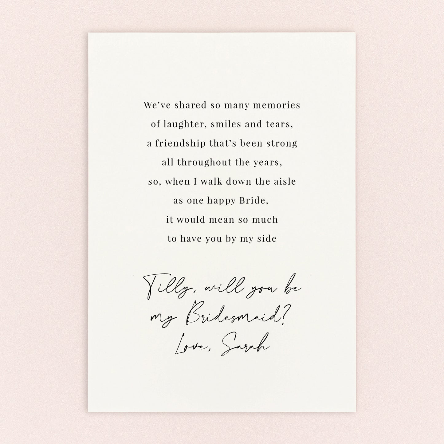 Act Surprised Personalised Postcard