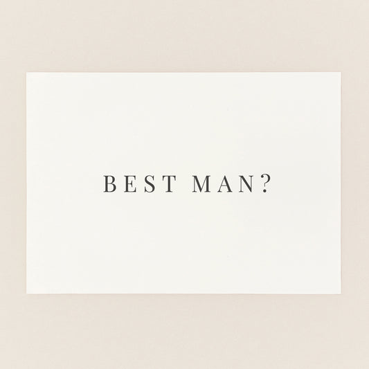 Modern Groosmman Proposal Card