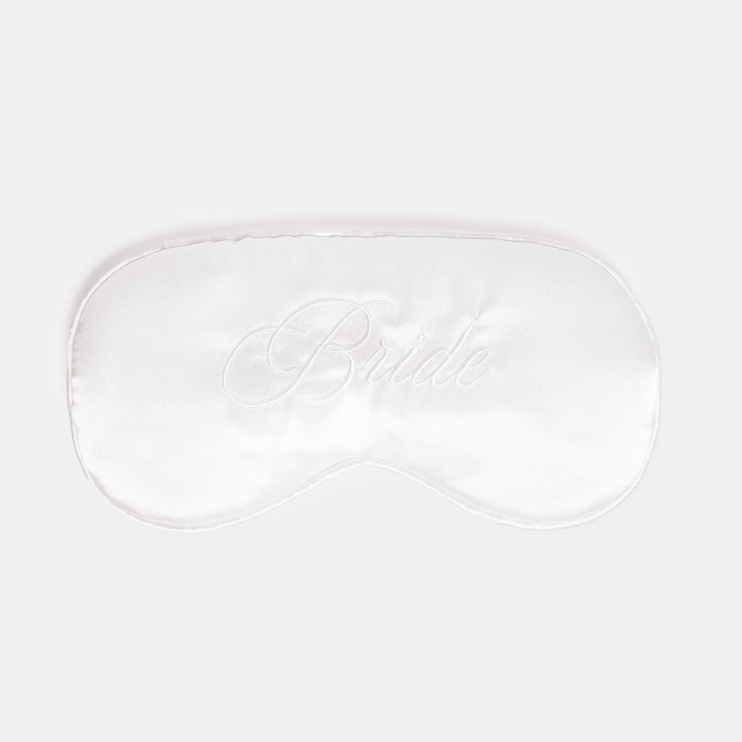 Bride Embroidered Satin Sleep Mask