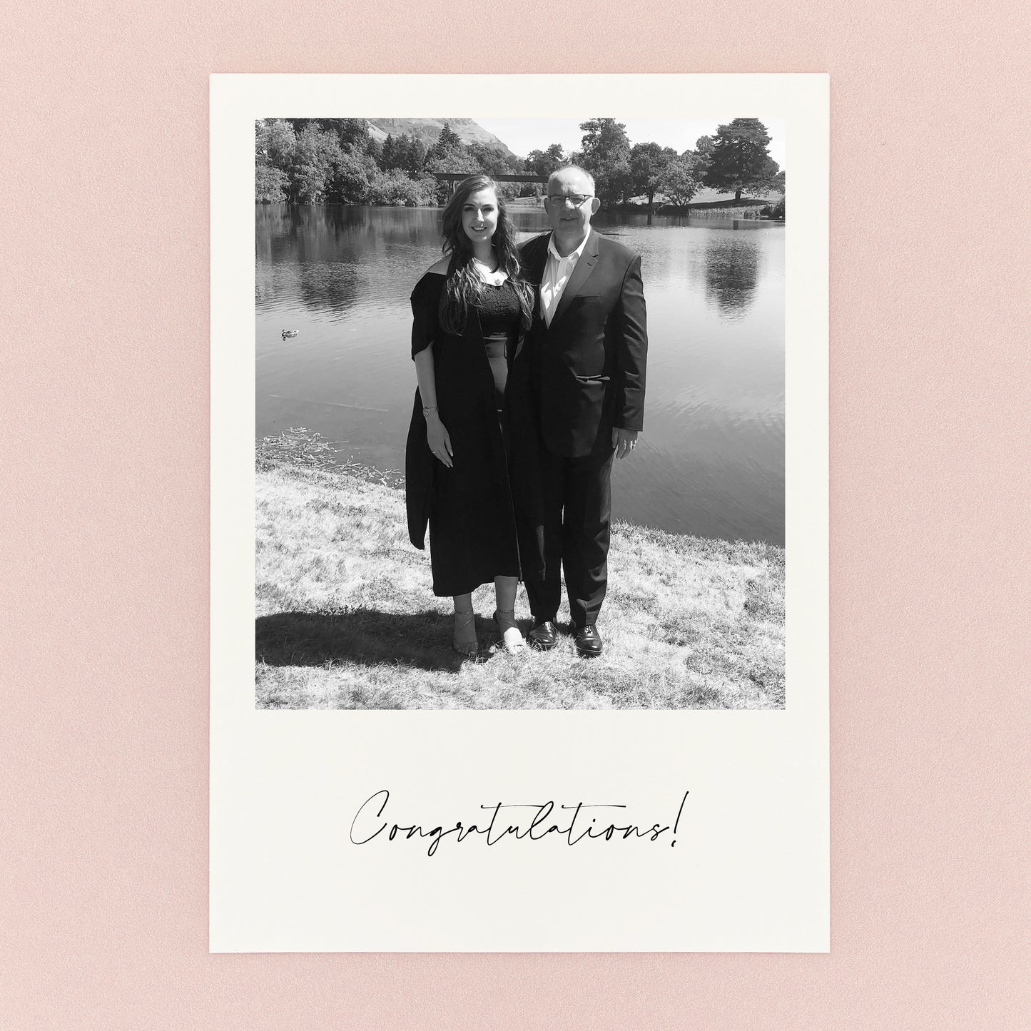 Congratulations Personalised Photo Card