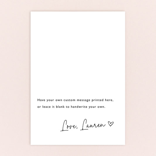 Personalised Custom Photo Card