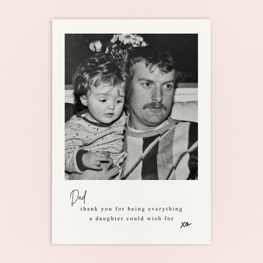 Dad Personalised Postcard