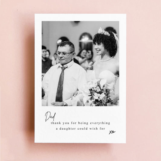 Dad Personalised Postcard