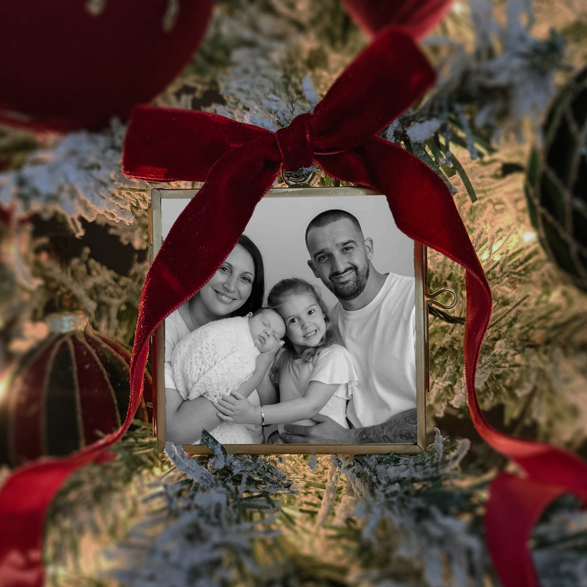 Personalised Family Christmas Bauble 2026