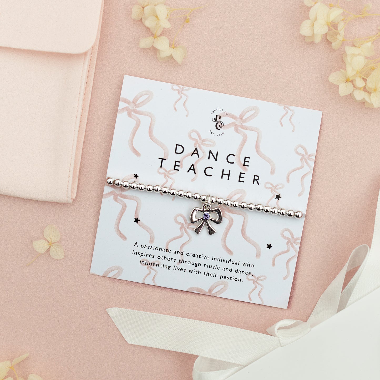 Dance Teacher Bow Bracelet