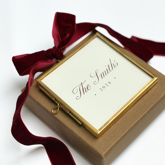 Personalised Family Christmas Bauble 2026