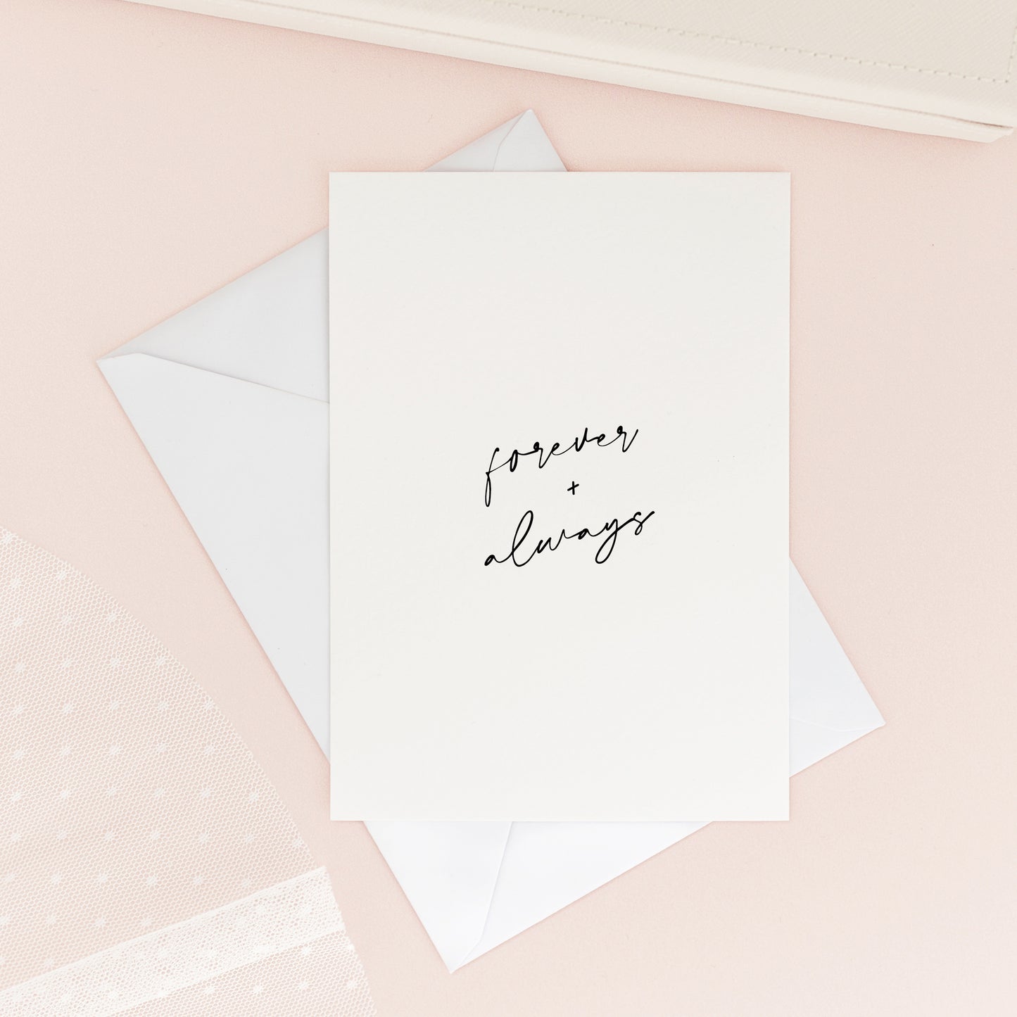 forever and always wedding day card for husband