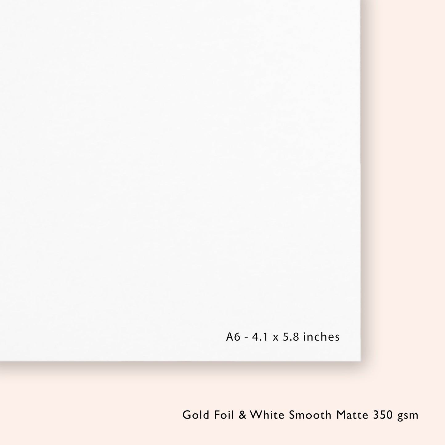 Gold Foiled Thank You Wedding Cards