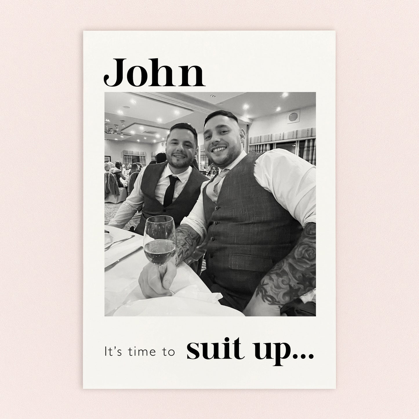 Groomsman Proposal Postcard