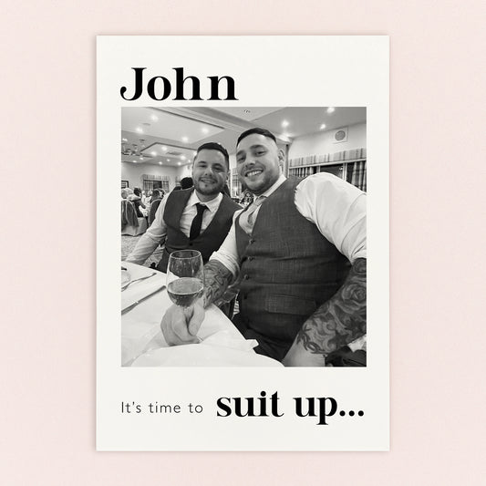 Groomsman Proposal Postcard