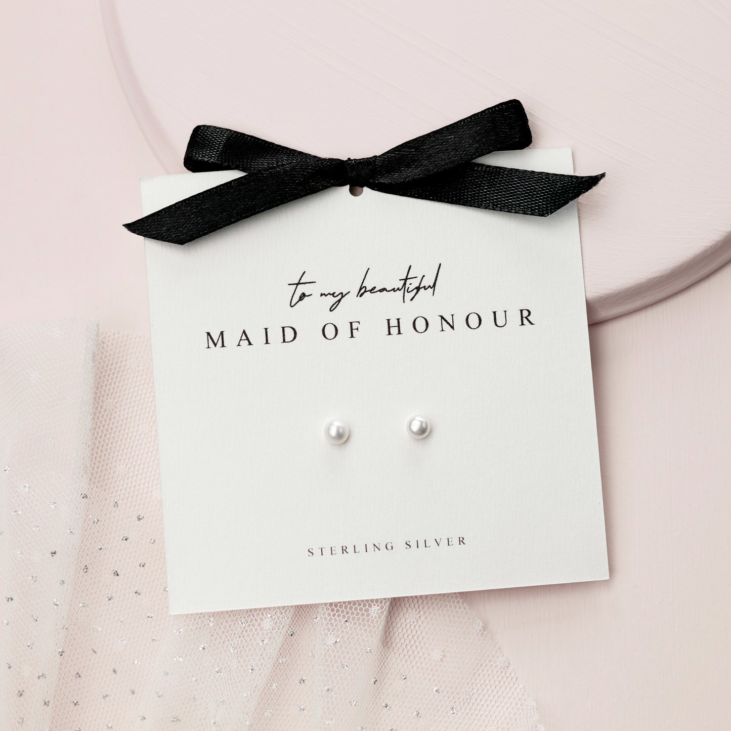 Maid of Honour Pearl Earrings