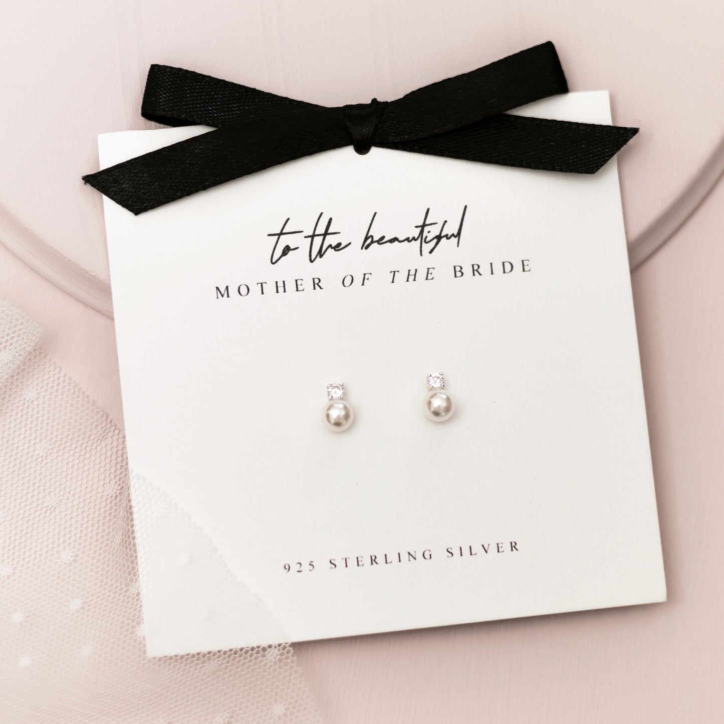 Mother Of The Bride Pearl Earrings