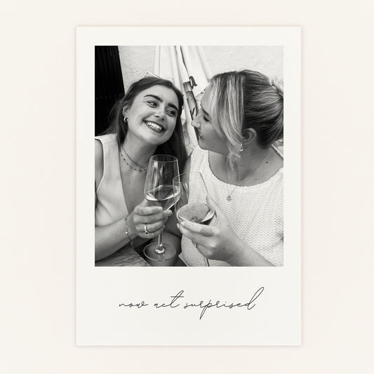 Act Surprised Personalised Postcard