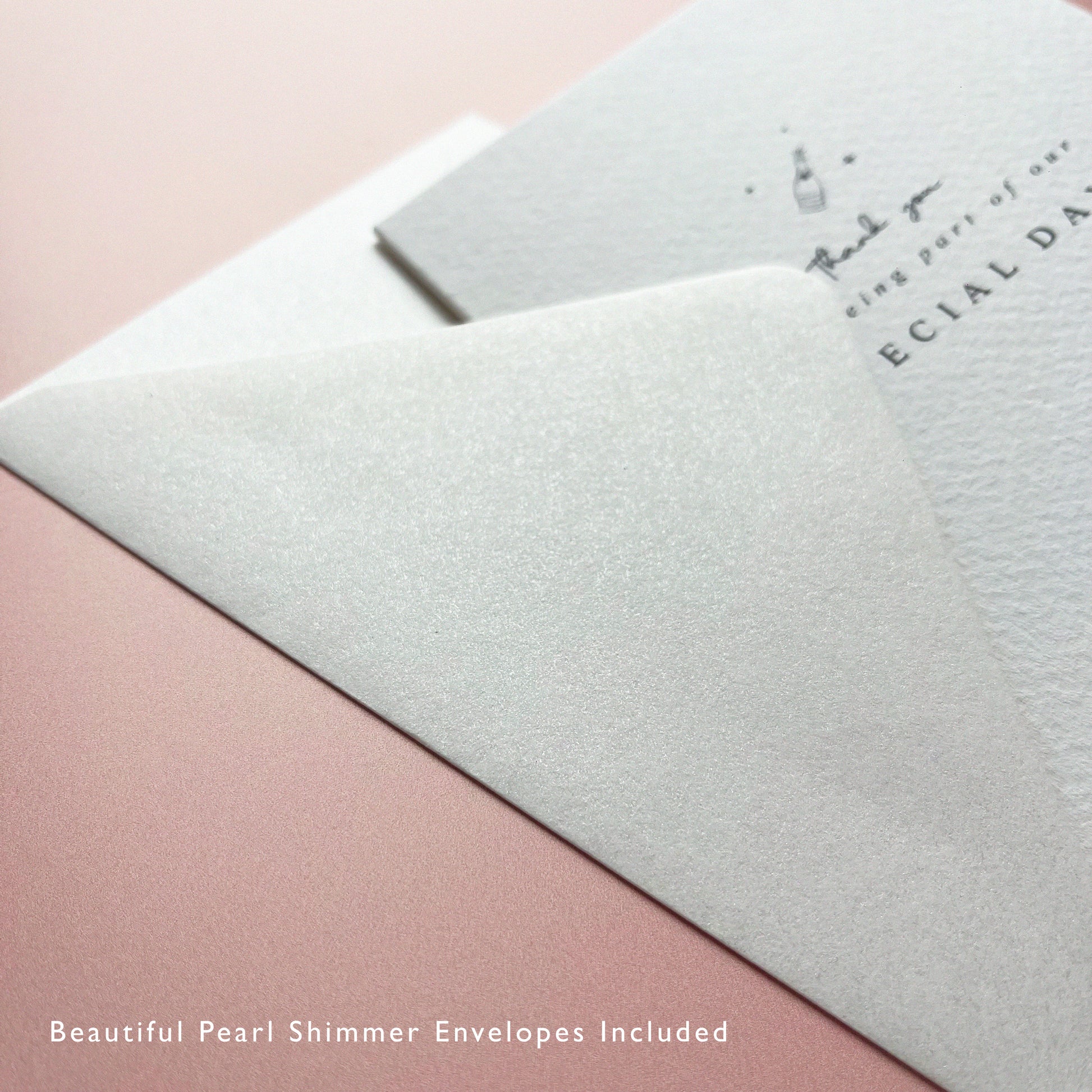 wedding morning thank you card