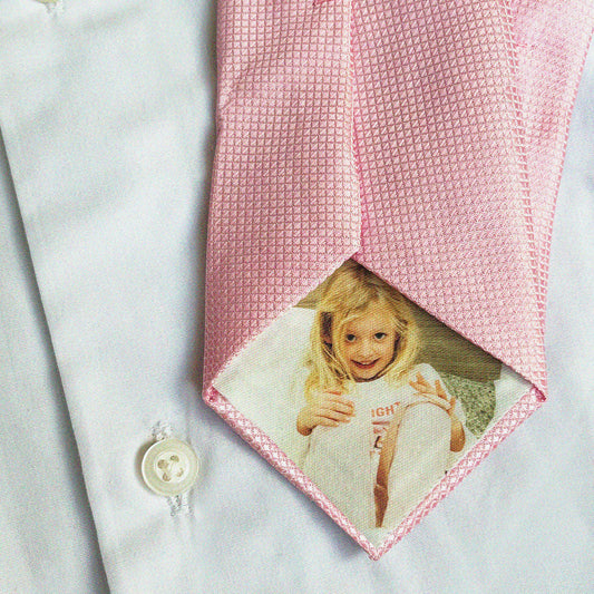 Peel & Stick Photo Tie Patch