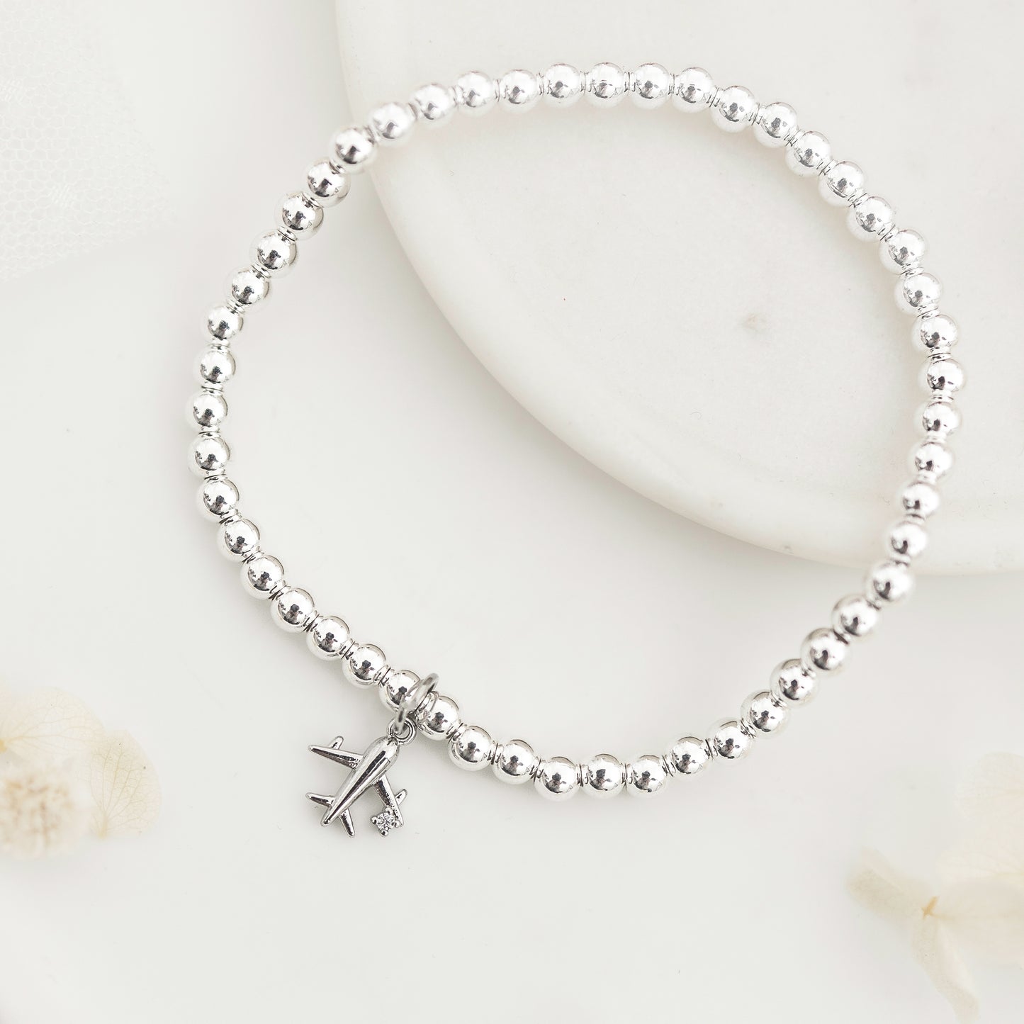 Cabin Crew Plane Charm Bracelet