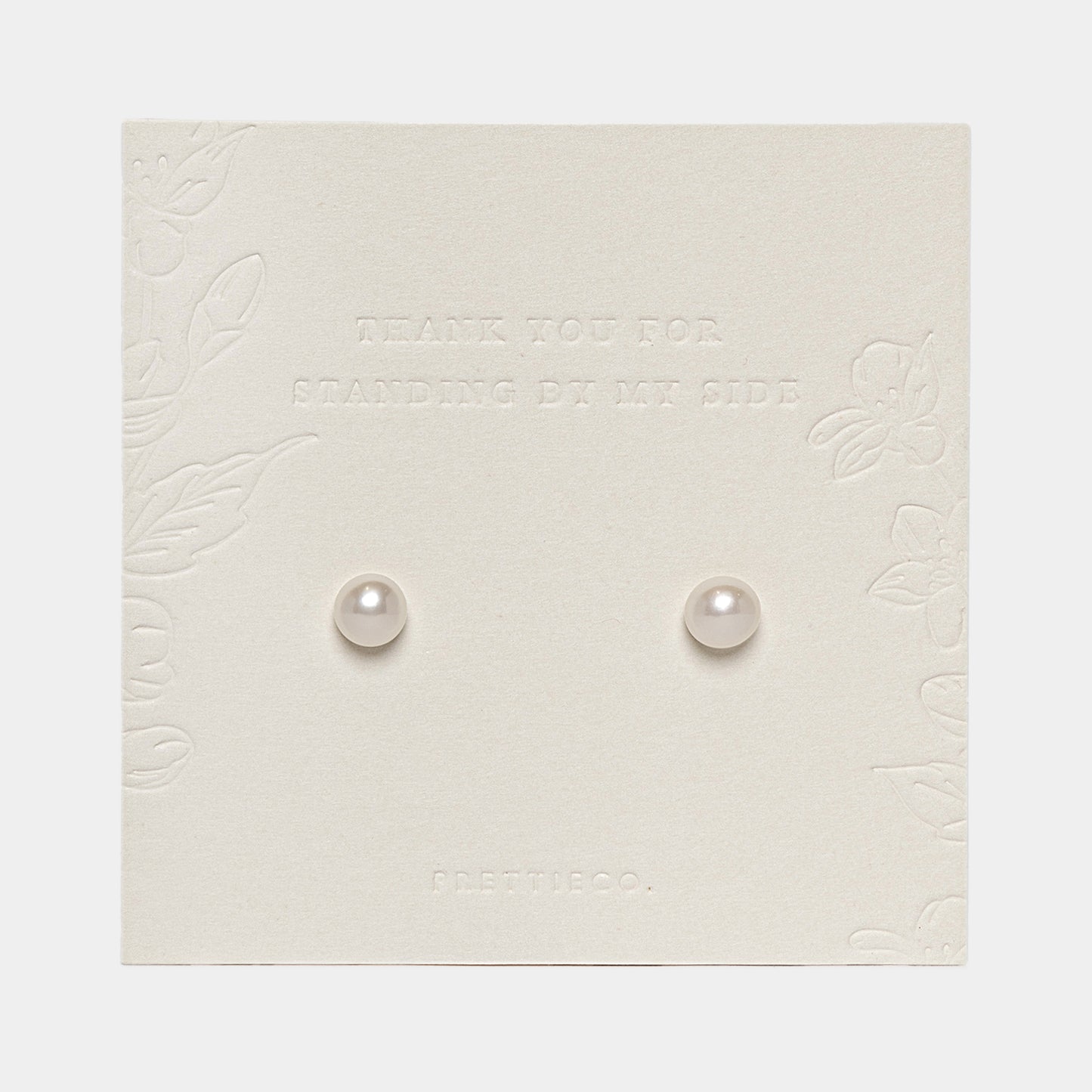 Bridal Party Classic Pearl Studs