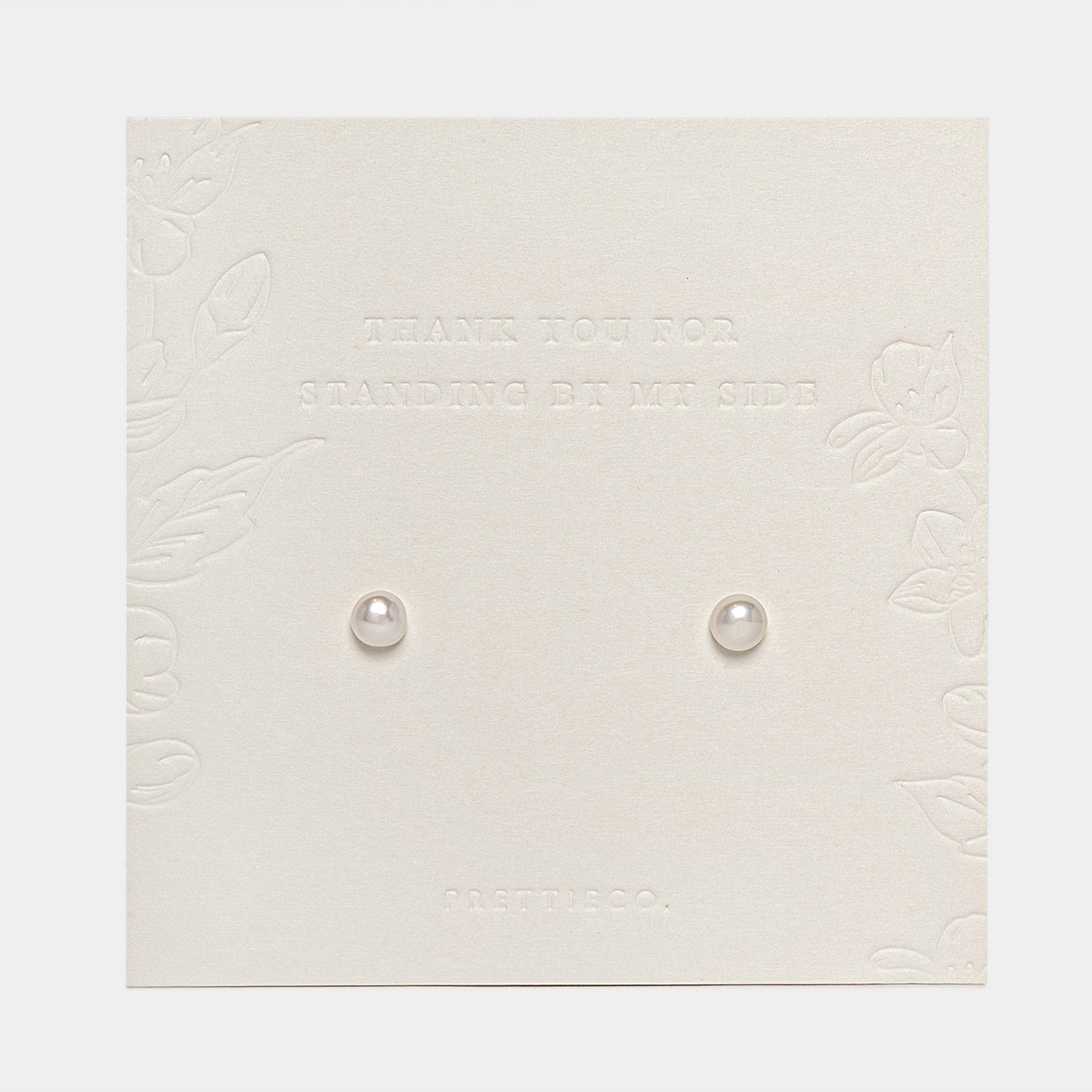 Bridal Party Petite Pearl Studs