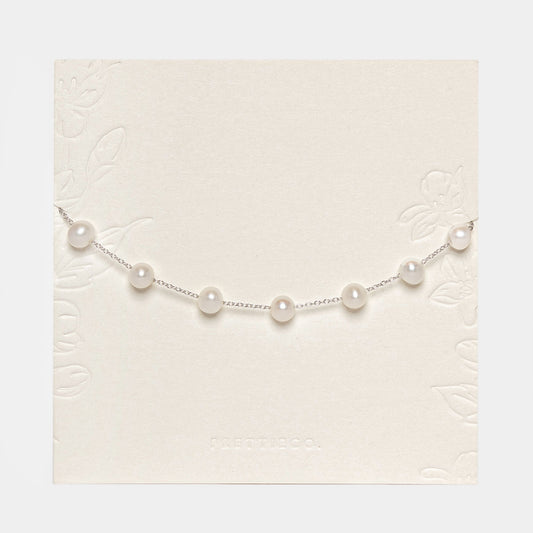 Sterling Silver Pearl Bridal Party Bracelet