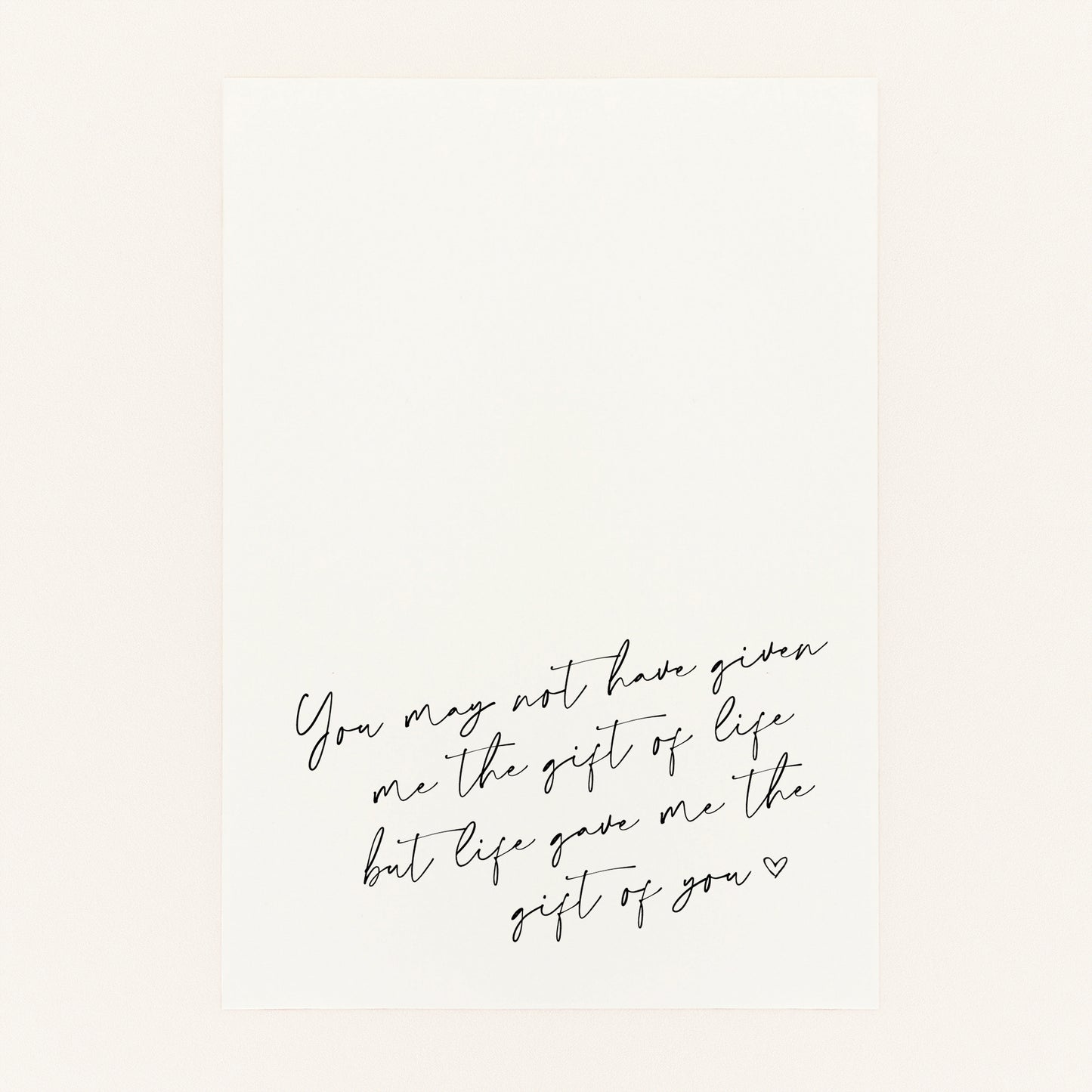 Step-Parent Wedding Card