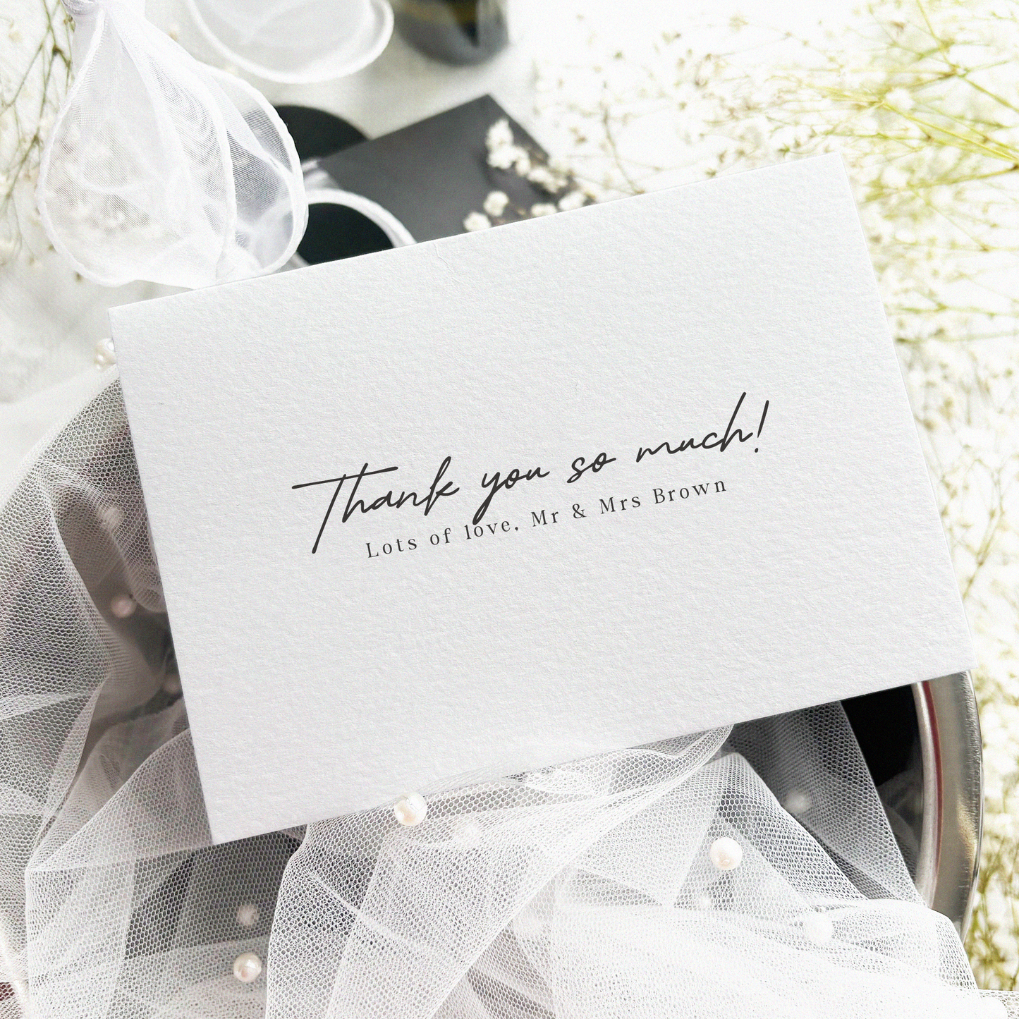 Personalised Wedding Thank You Card