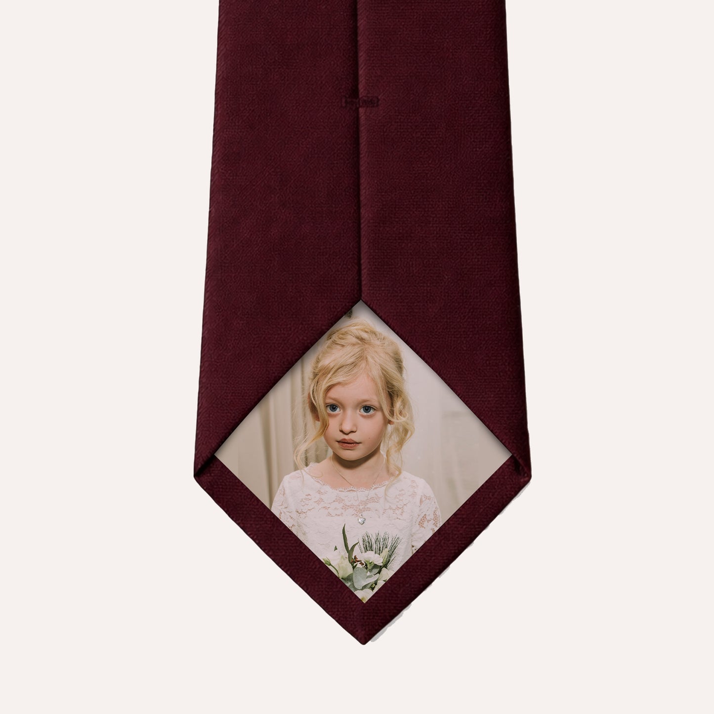 Iron-On Photo Tie Patch