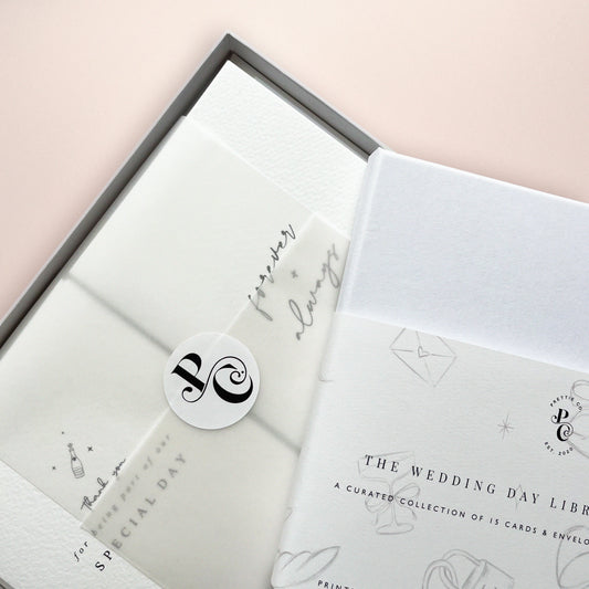 The Wedding Day Library Card Set